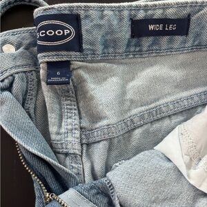 Scoop Women's Light Blue Wide Leg Jeans